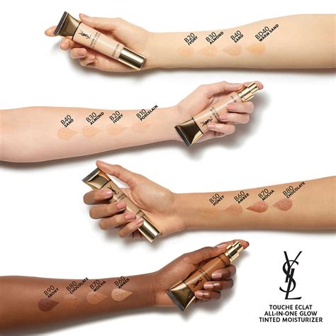 ysl foundation all in one glow review|touche eclat colour chart.